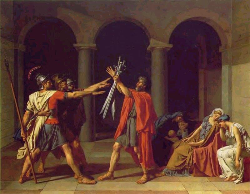 Jacques-Louis David Oath of the Horatii China oil painting art